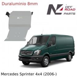 Protección bajos delantera N4 8mm MERCEDES SPRINTER 4x4/ VW CRAFTER 4x4