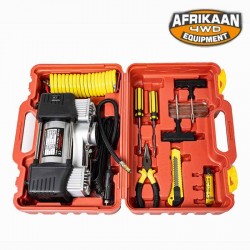 Compresor 12v con kit reparapinchazos AFRIKAAN